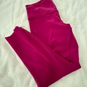 Lululemon Athletica Magenta Leggings